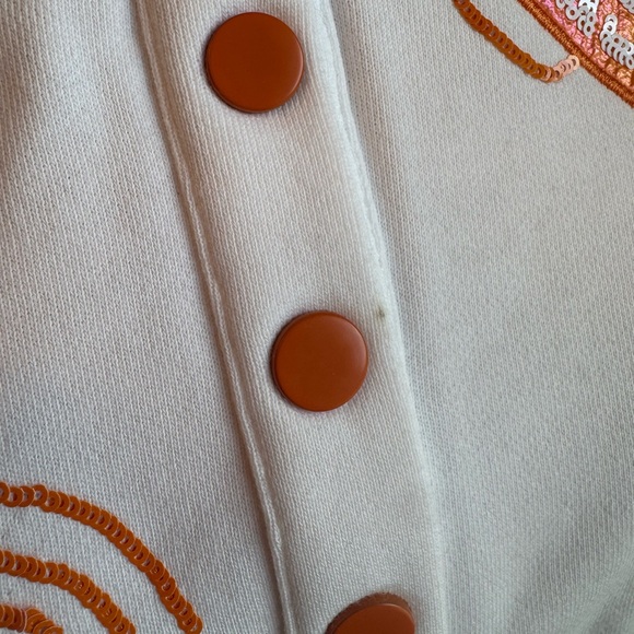 New! Rare! QUEEN OF SPARKLES Orange and White Cheers Queen Set - Picture 13 of 13